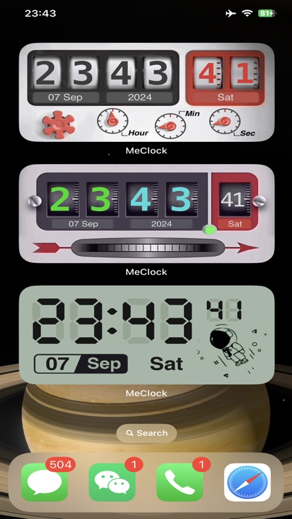 MeClock: Elegant Clock Widgets screenshot-0