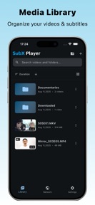 SubX Player: AI Dual Subtitles screenshot