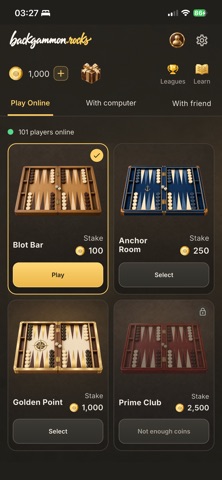 Backgammon Rocks screenshot 1