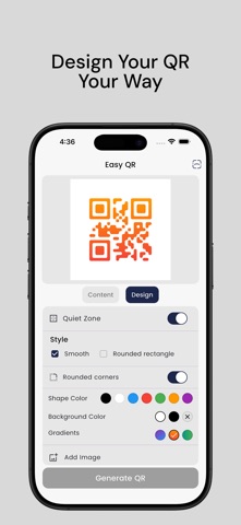 Easy QR Code Scanner Generator screenshot