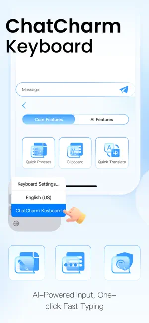 ChatCharm Keyboard screenshot 1