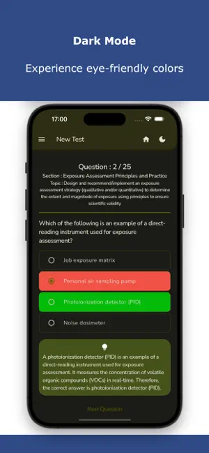 Industrial Hygienist Exam Test screenshot 4