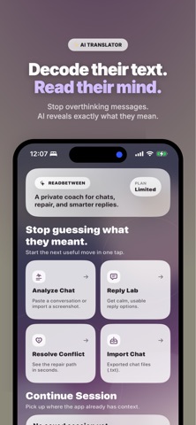 ReadBetween: Chat Analyzer Screenshot 1 of 5