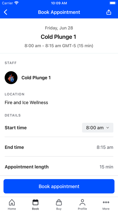 Fire and Ice Wellness Screenshot