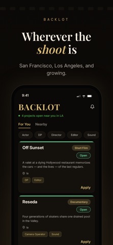 Backlot - Find Your Crew Screenshot 5 of 6