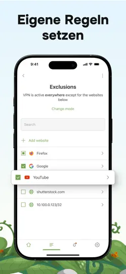 Screenshot von AdGuard VPN: Free Your Privacy auf dem iPhone 4