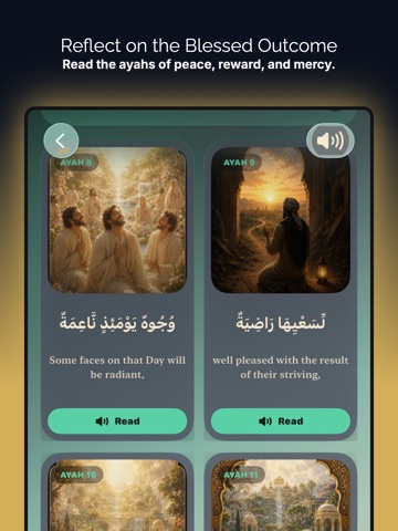 Al-Ghashiyah Journey iPad screenshot