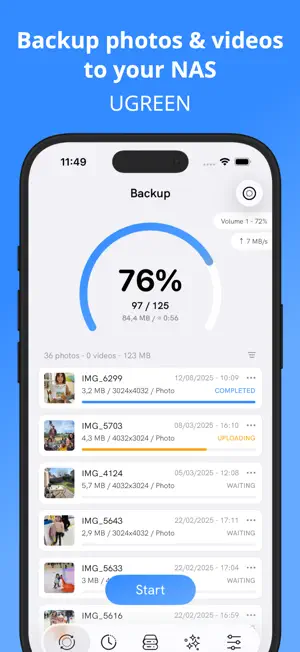UGPhoto Backup screenshot 1