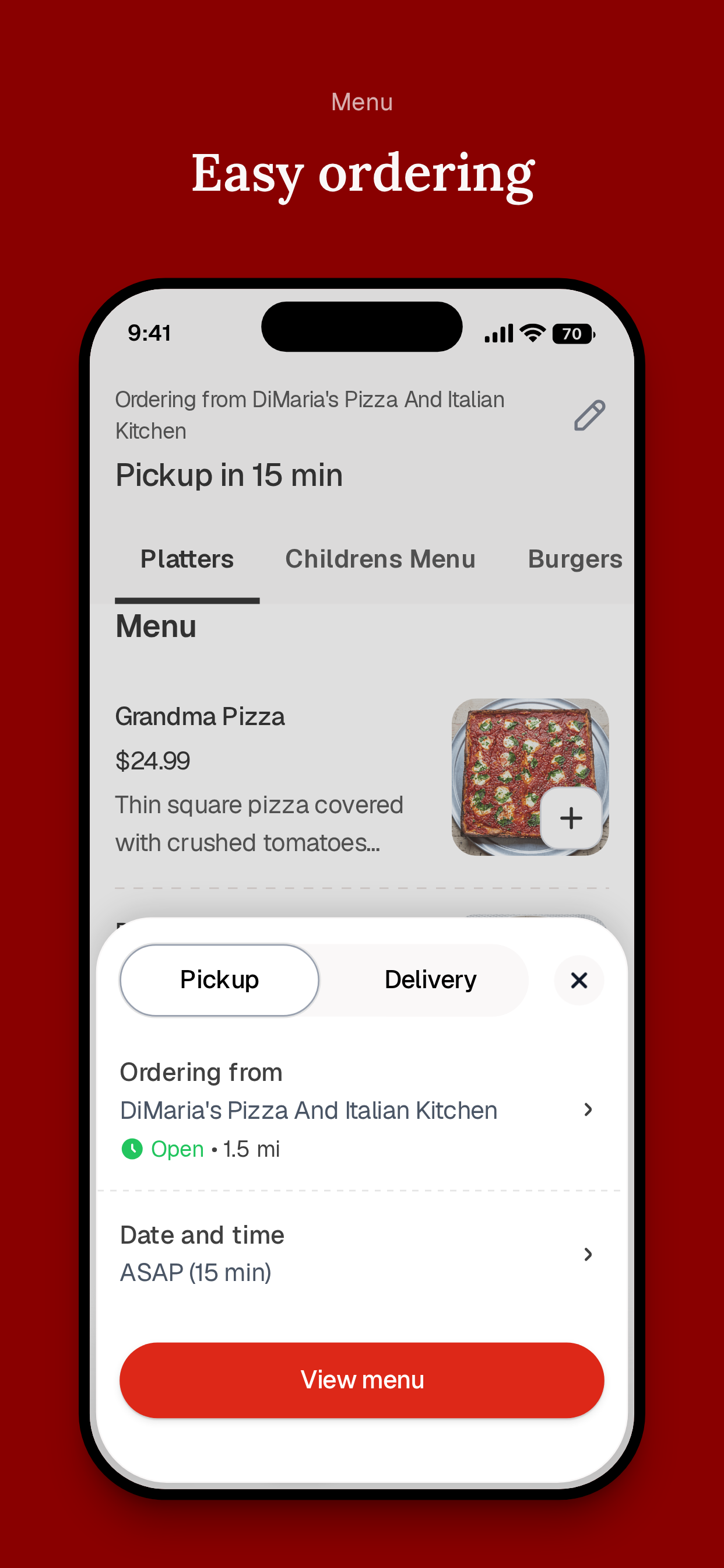 DiMarias Pizza and Italian screenshot 3