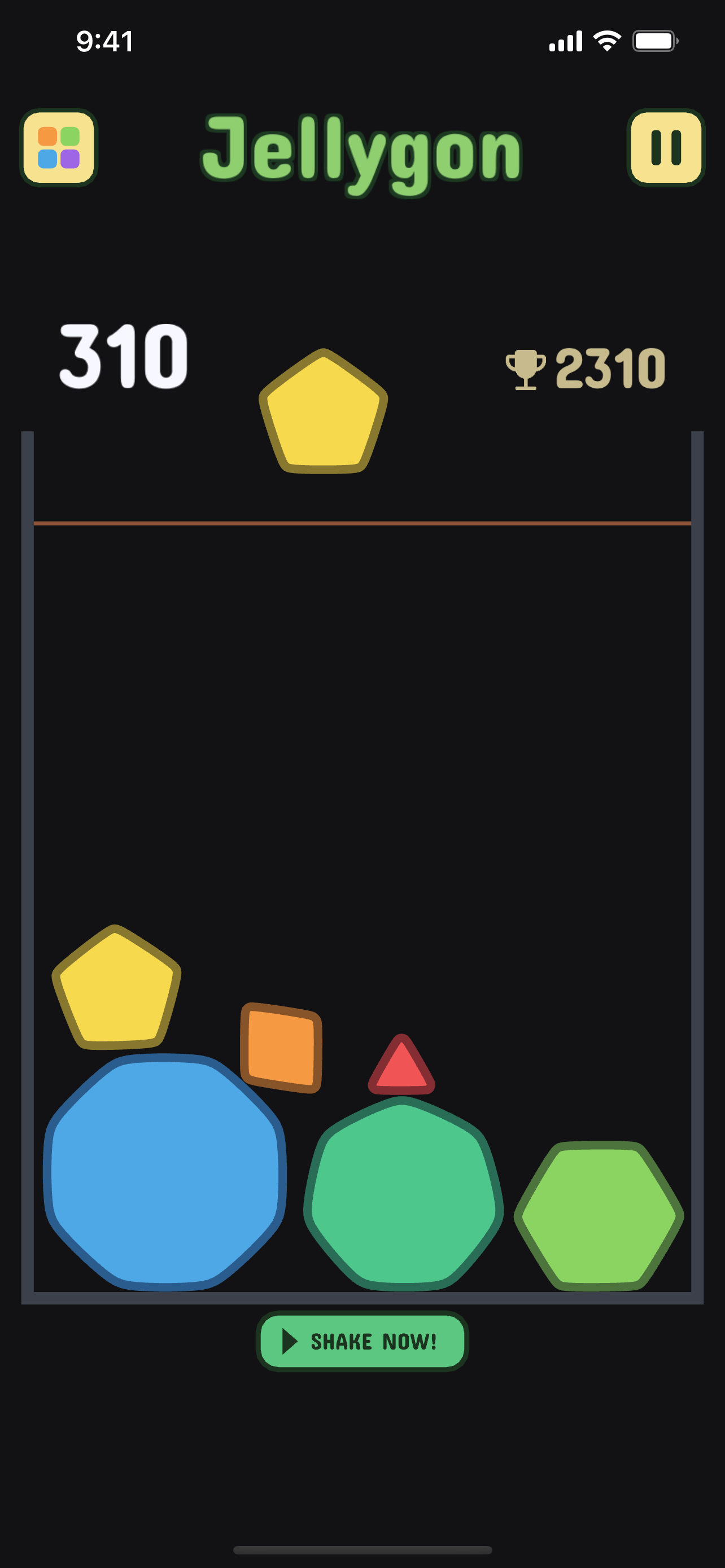 Jellygon: Wobbly Merge Puzzle screenshot 3