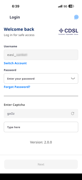 CDSL MyEasi App Screenshot 5 of 10