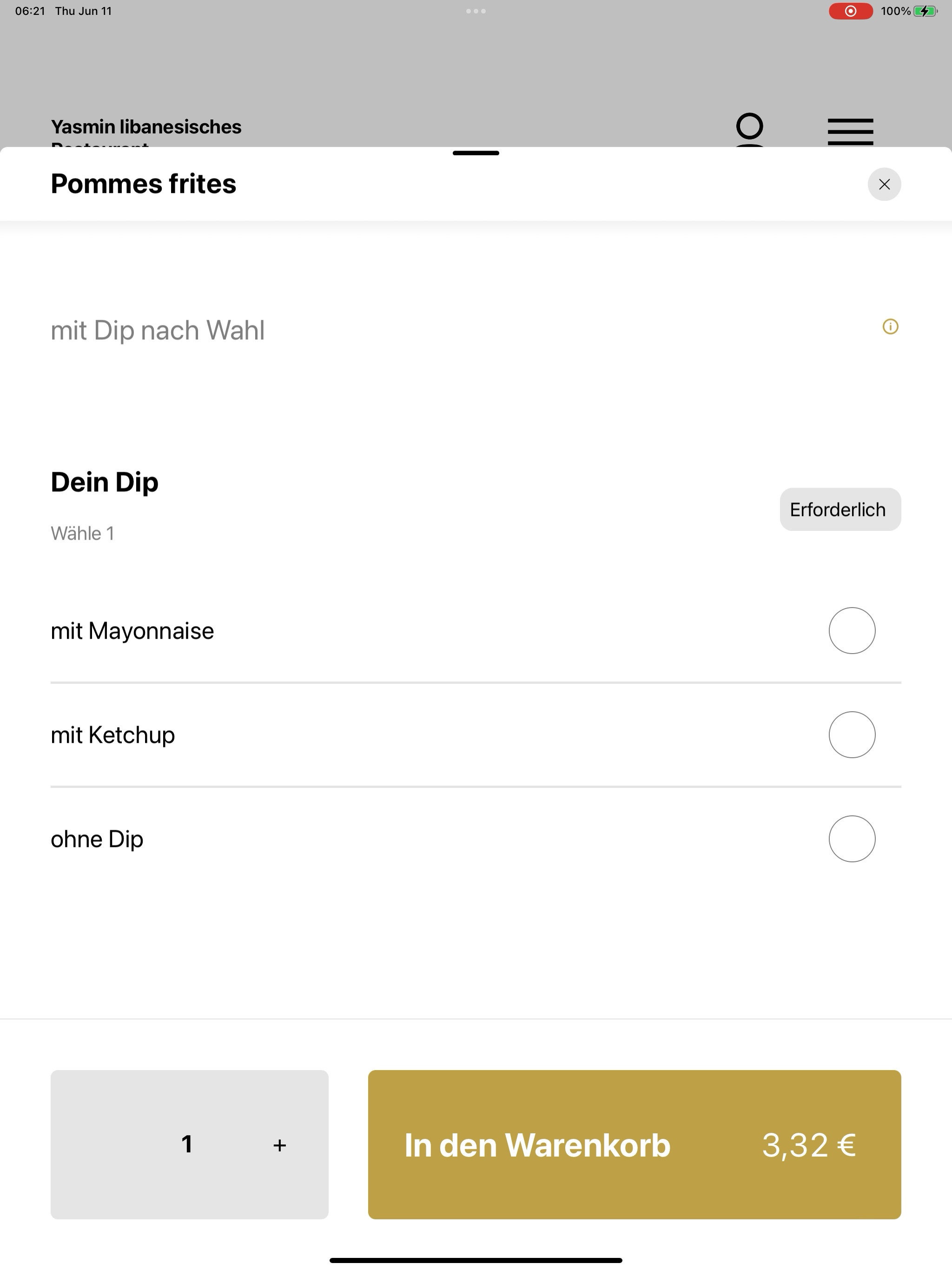Yasmin libanesisches Restauran screenshot 7