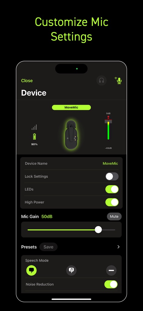 MOTIV Video - shure-motiv-video-mic-settings-interface