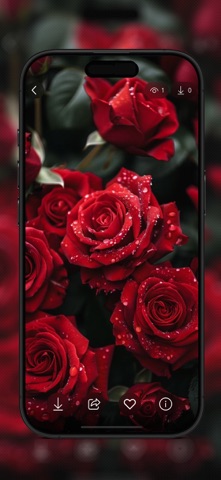 Red Rose Wallpapers Flowers screenshot
