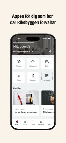Riksbyggen Mitt Boende iPhone screenshot 1