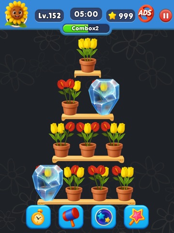 Flowers Supermarket Sort iPad screenshot