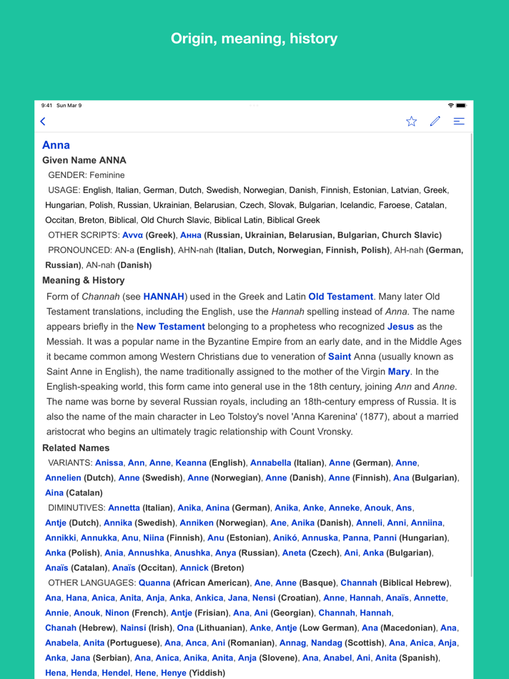 #5. Surname & Name Dictionary (iOS) 由: Bui Hoai Trang