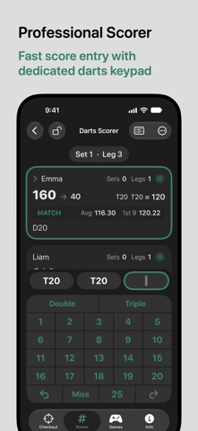 Darts Checkout Scorer Screenshot 1 of 10