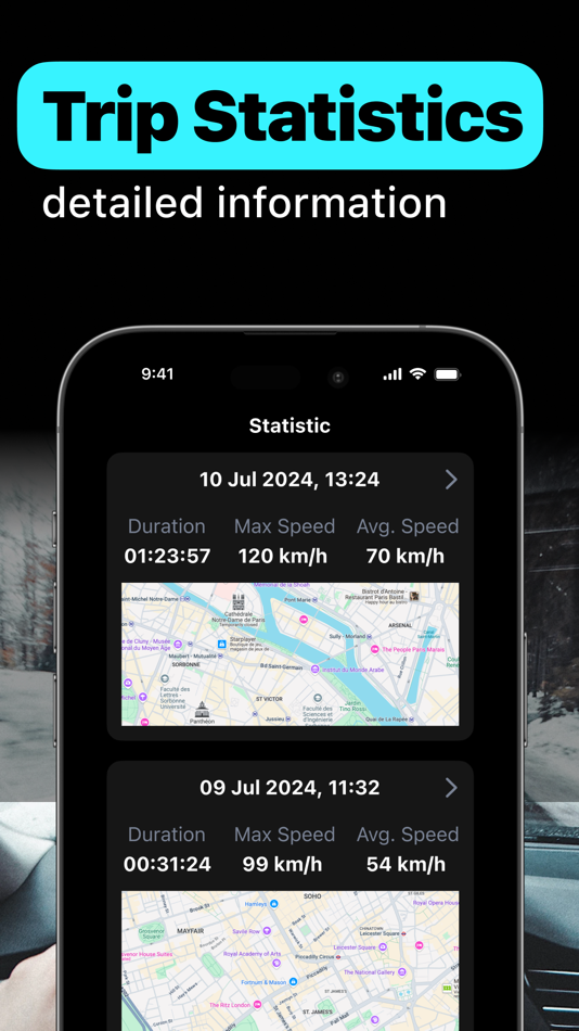 #3. Speedometer GPS, Speed Tracker (iOS) By: Anastasiia Kulias