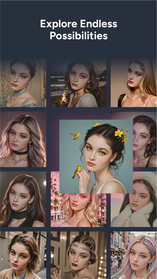 #4. Become -AI Portrait Filter (iOS) By: Cardinal Blue