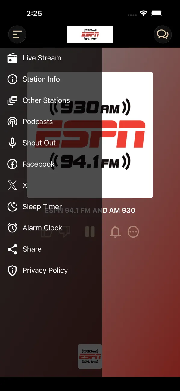 Screenshot #2 pour ESPN 94.1 FM & AM 930