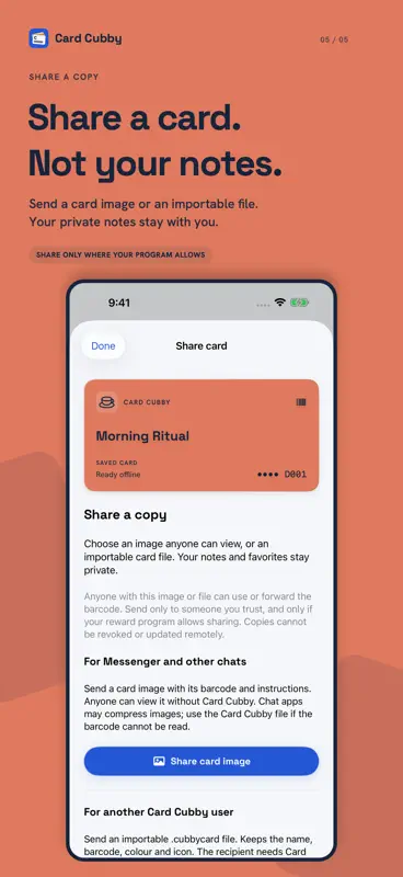 Card Cubby: Loyalty Wallet screenshot 5 of 5