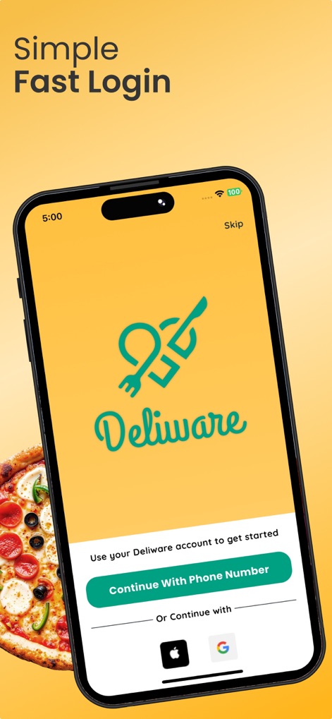 DeliWare - Food Delivery - Food & Drink App | MWM