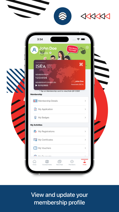 ISCA Mobile App Screenshot