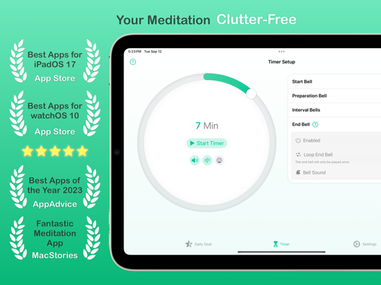 Screenshot #4 pour Meditation Timer - Zenitizer