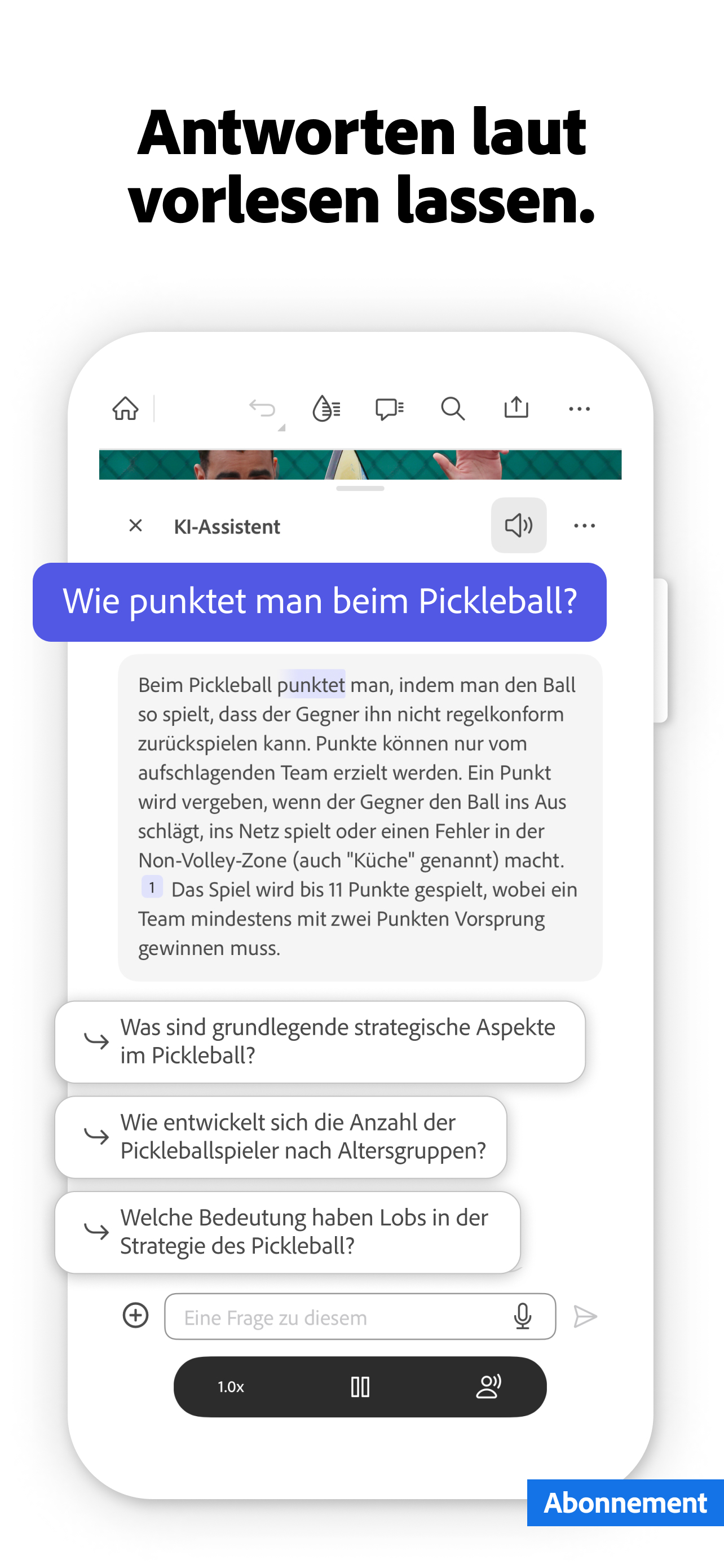 Adobe Acrobat Reader für PDF