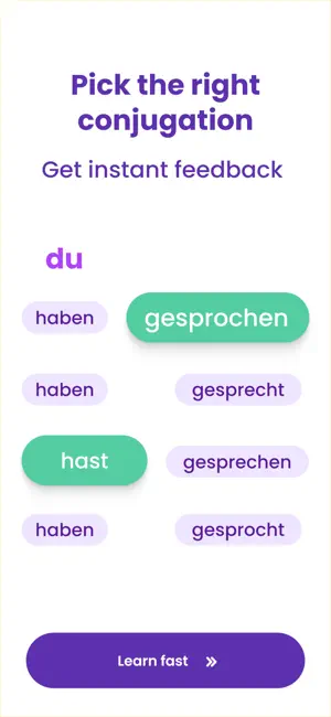 Das Perfekt - German Verbs screenshot 3