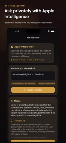 Cocktail Guide Trainer screenshot