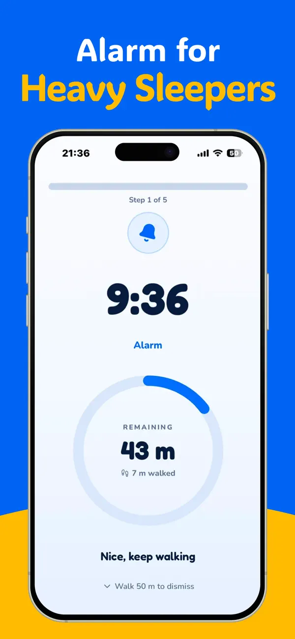 Screenshot #1 pour Wakey Alarm for Heavy Sleeper