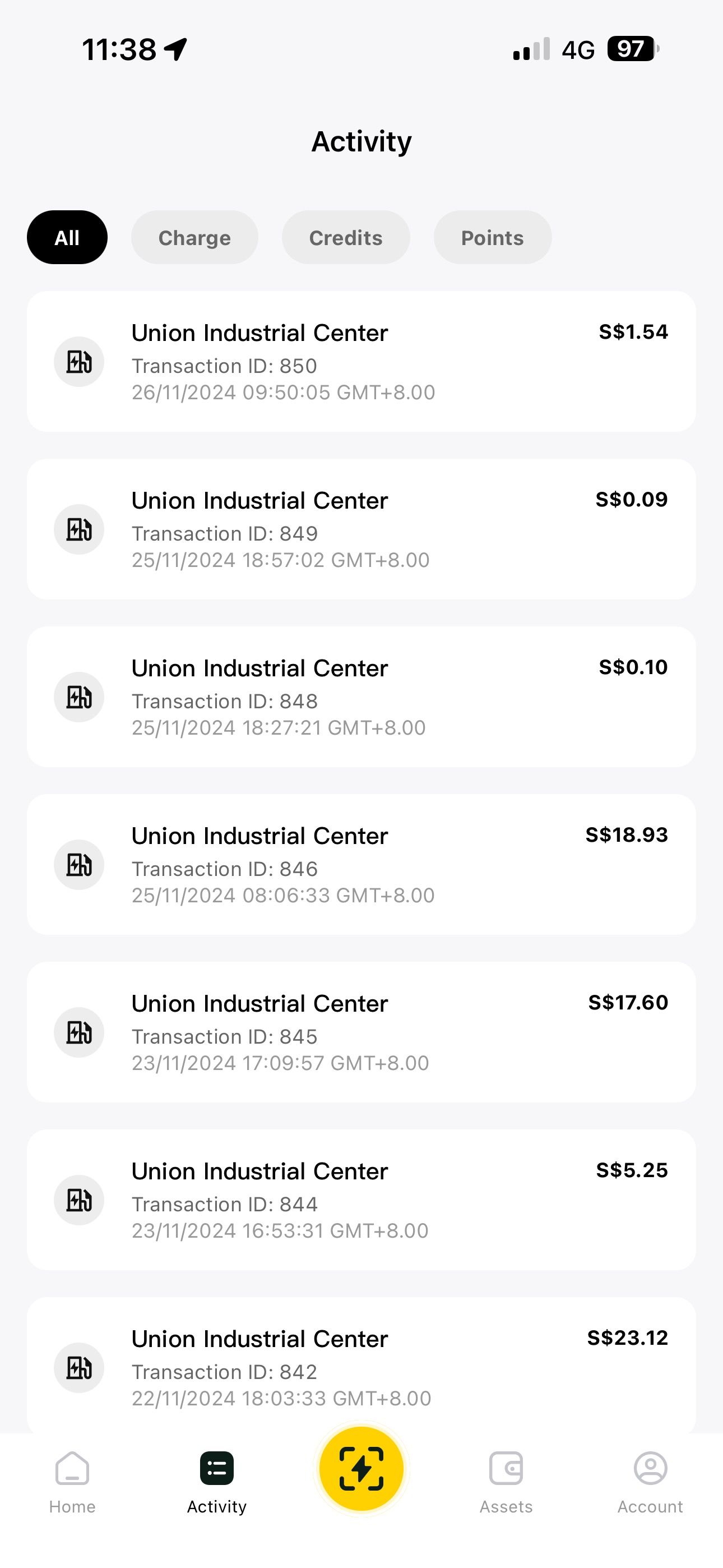 Union Charge