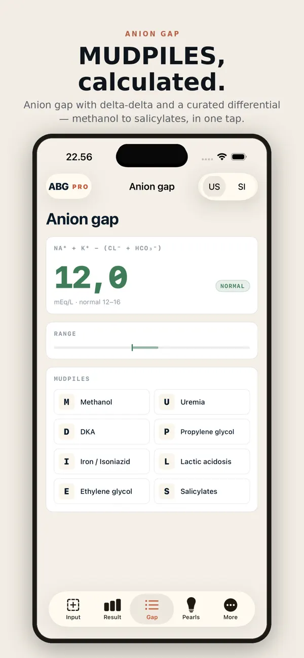 Screenshot #3 pour ABG Pro Arterial Blood Gas