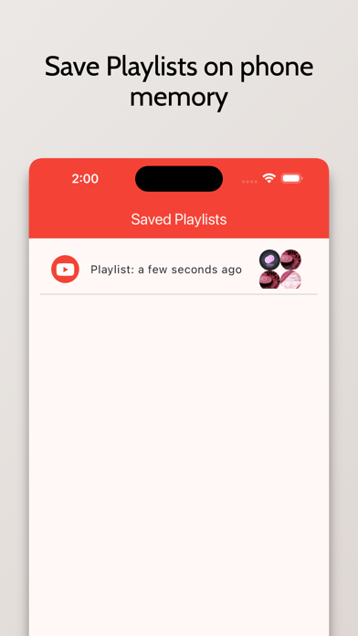Playlist Extractor Screenshot