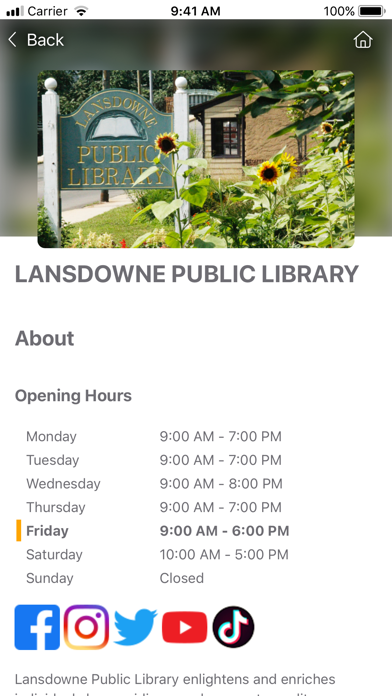 Delaware County Libraries Screenshot