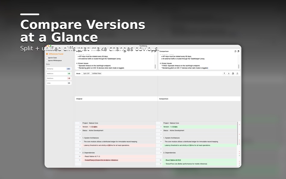 #1. TextMatch (macOS) By: Lawrence Tsui