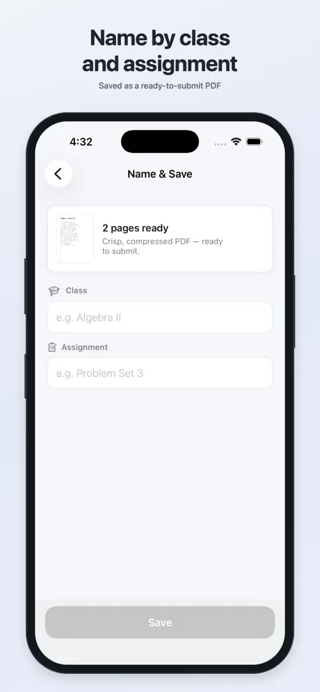 PDF Homework Scanner screenshot 4