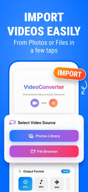 MP4 to MP3 - Audio Converter screenshot 2