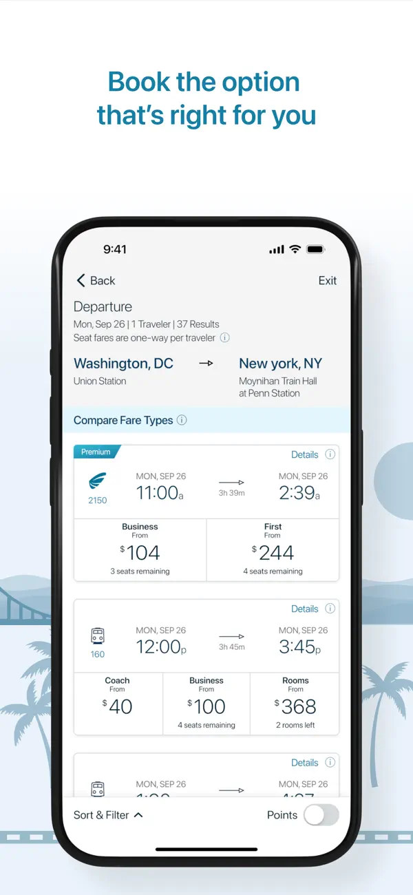 Amtrak screenshot 4