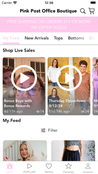 Pink Post Office Boutique Screenshot