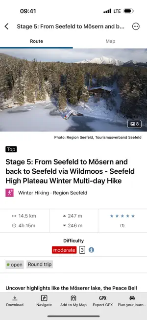 Region Seefeld Multi-day Hikes screenshot 3