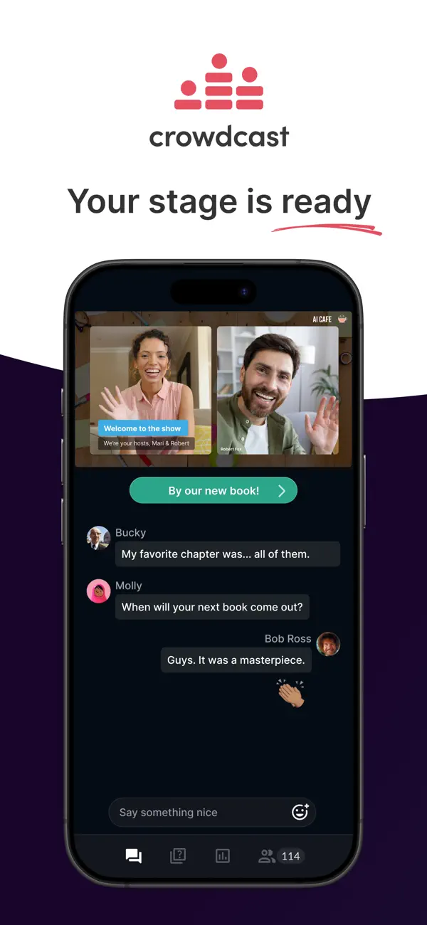 Screenshot #1 pour Crowdcast Mobile