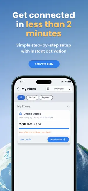 eSIM + Travel Data : GigSky screenshot 8