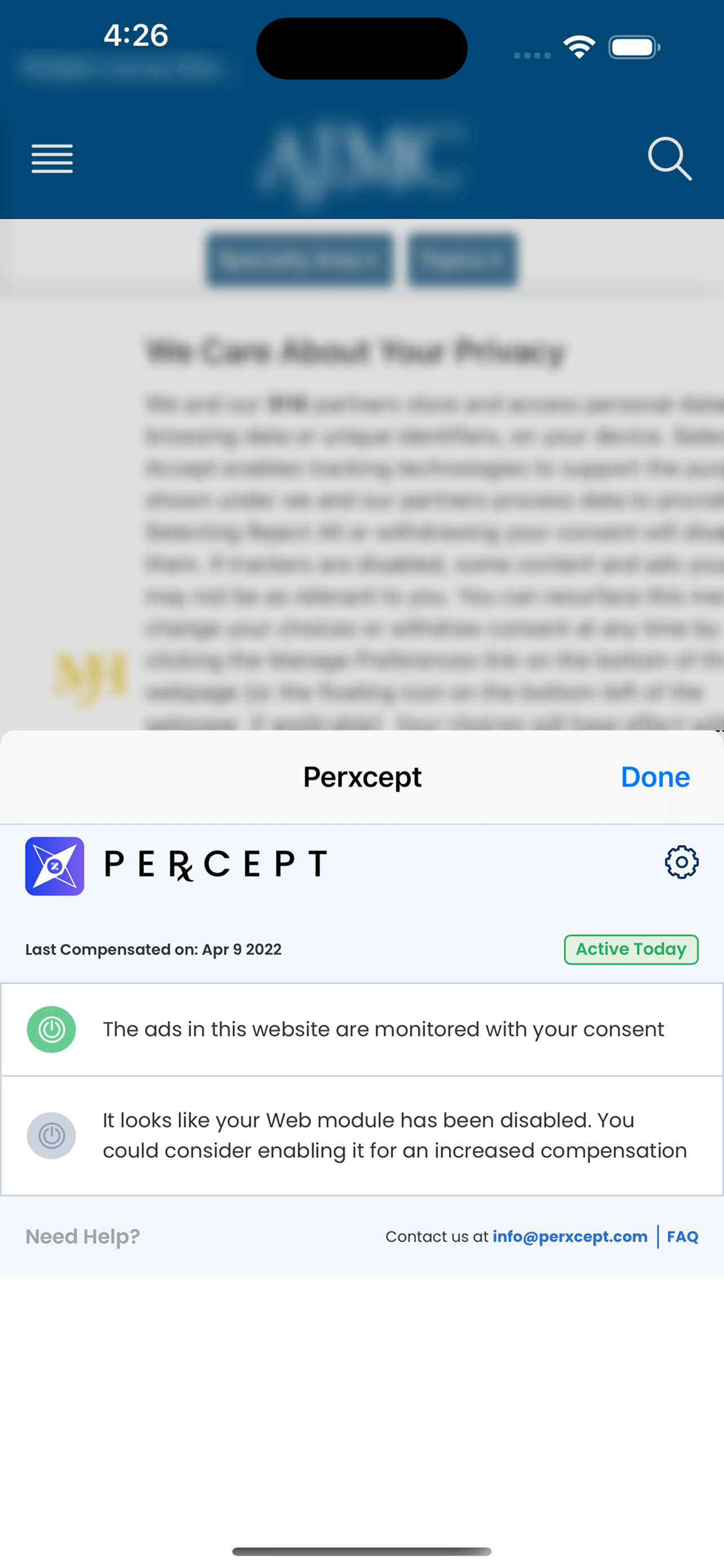 Perxcept