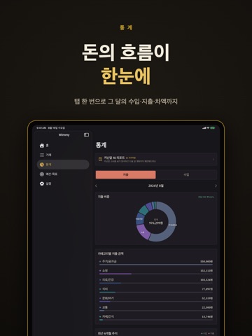 위미 Wimmy - 간편한 AI 가계부 iPad screenshot