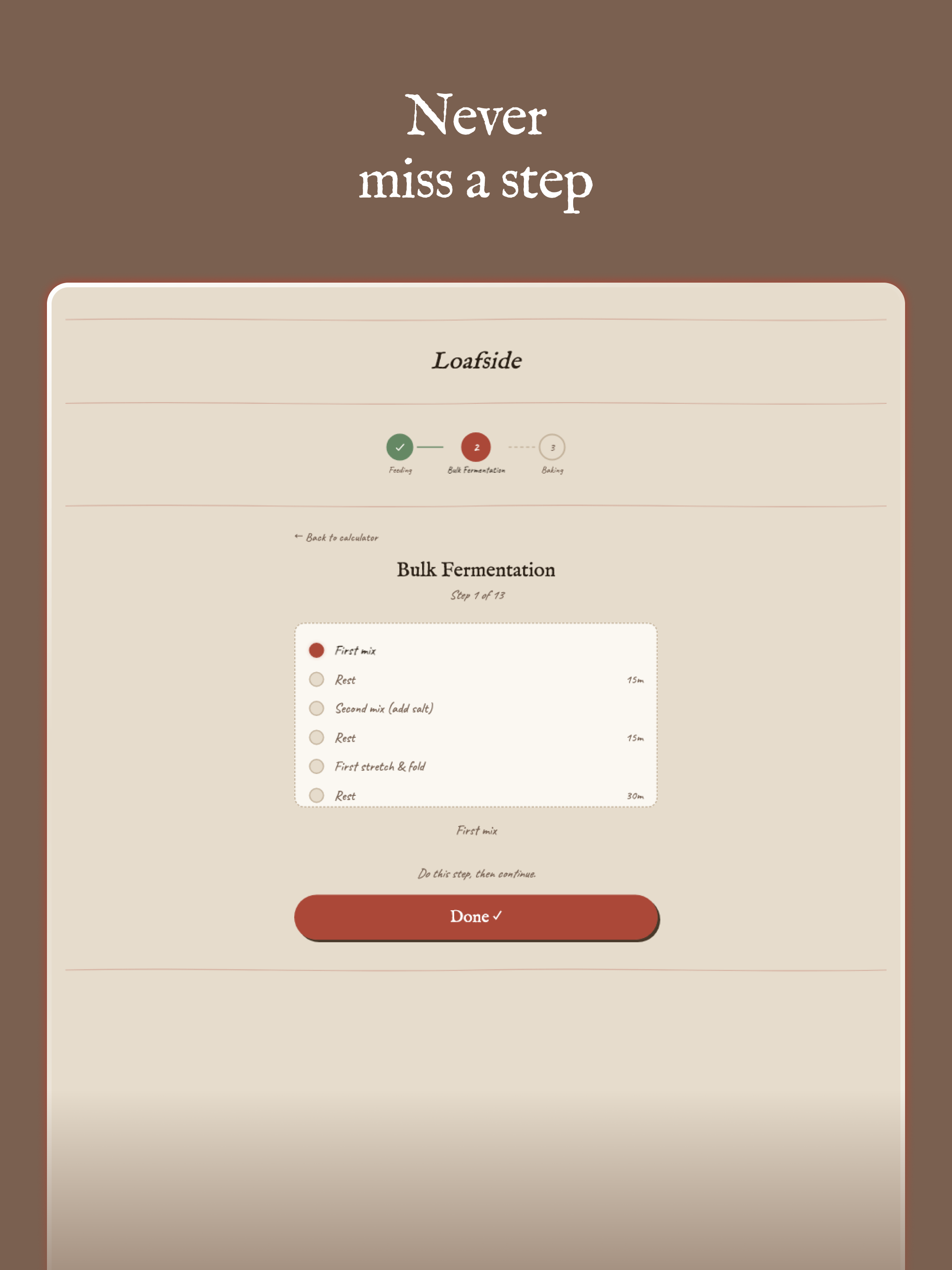 Loafside - Sourdough Tracker