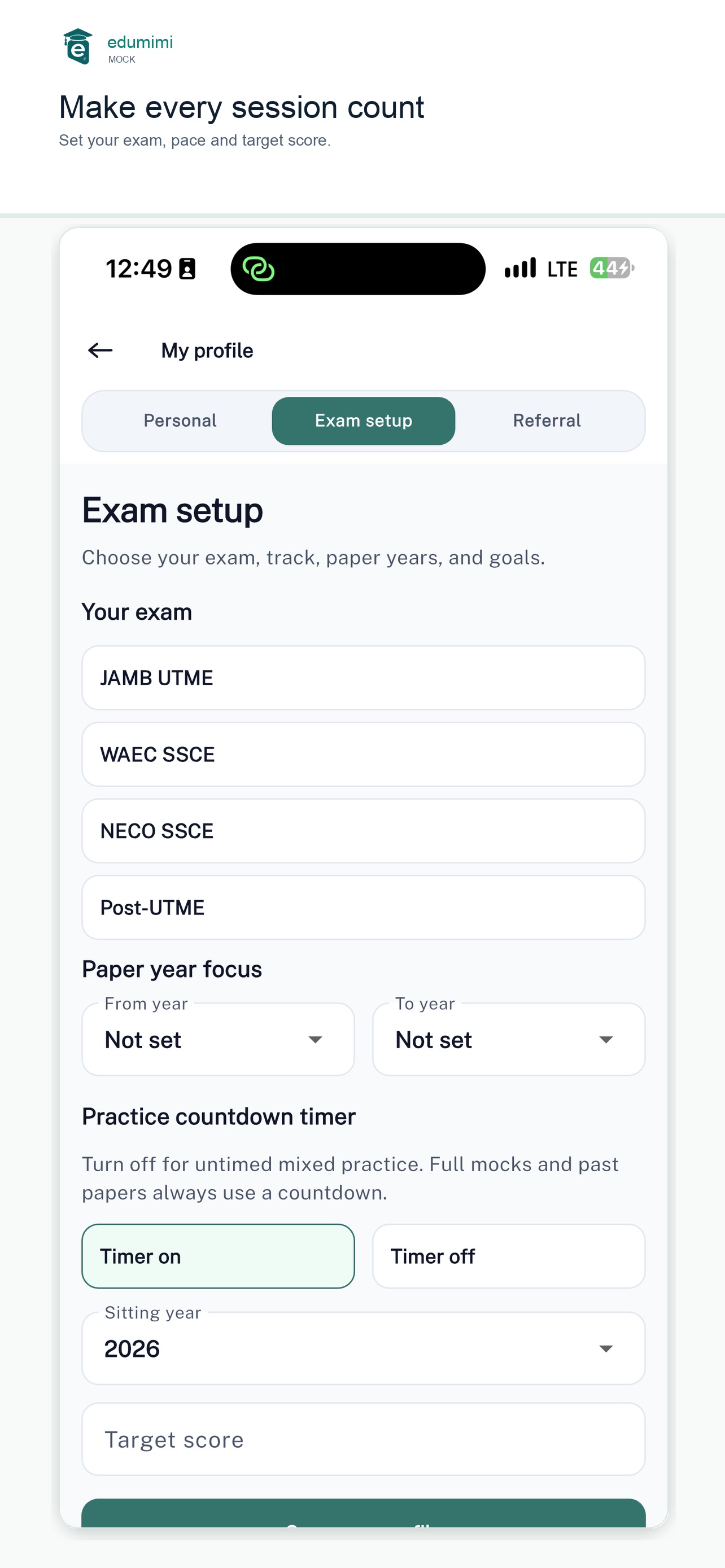 Screenshot 4 of Edumimi Mock