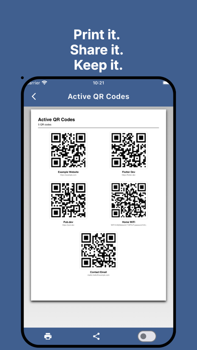 Link To QR iPhone screenshot